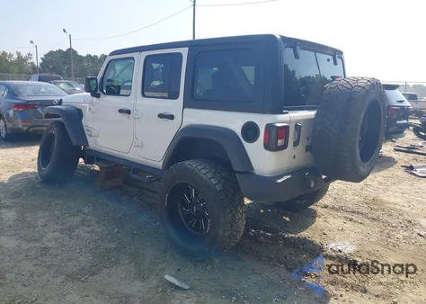 2020 Jeep Wrangler Unlimited Sport S 4X4 from USA, damaged, VIN 1C4HJXDN7LW113718